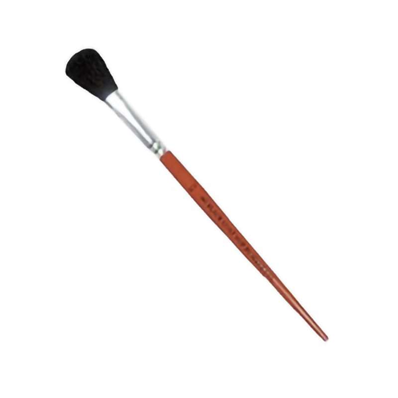 Artist Brush, Lens Cleaning, Goat Hair/Wood, 1-1/2", 9-3/4" OAL